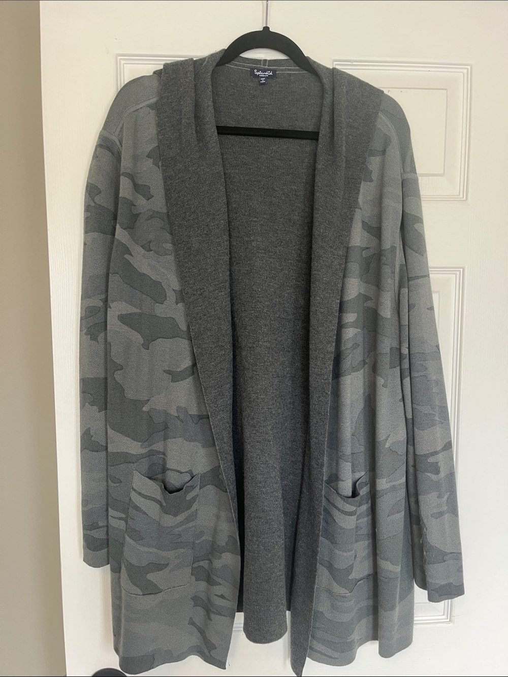Splendid Camouflage Open Cardigan